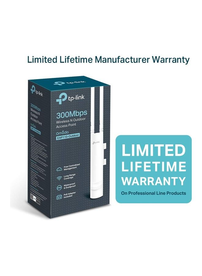 TP-LINK Wireless N Outdoor Access Point White - Image 2