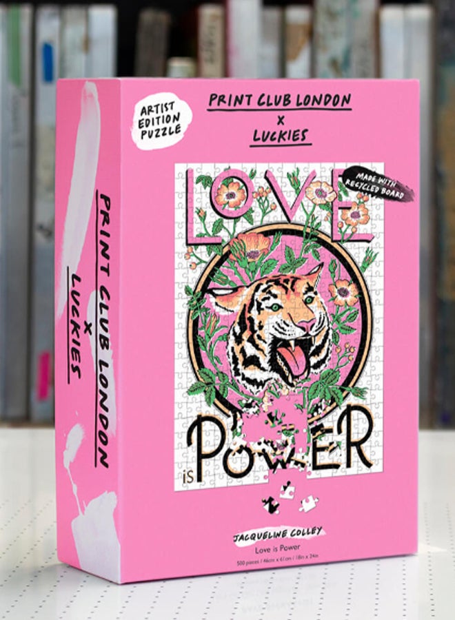 LUCKIES OF LONDON 500-Piece Love Is Power Puzzle 61 x 46cm - Image 2