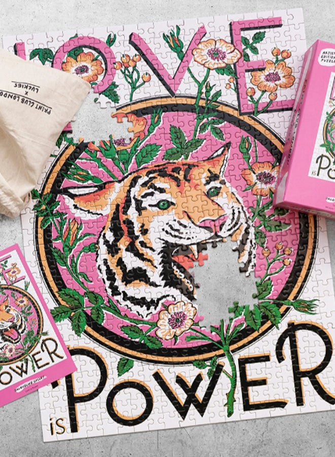 LUCKIES OF LONDON 500-Piece Love Is Power Puzzle 61 x 46cm - Image 3