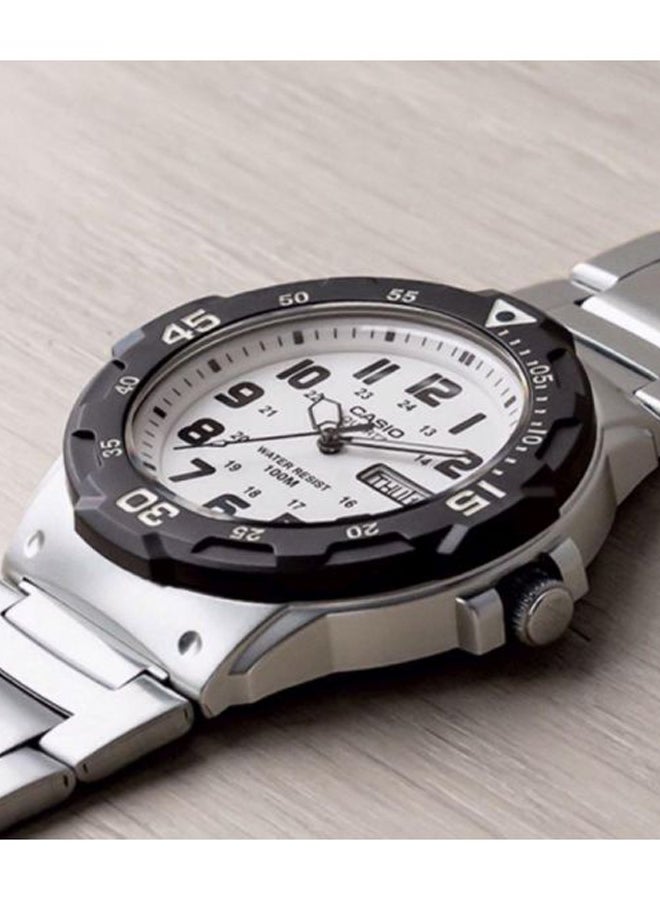 كاسيو ساعة يد بعقارب وسوار من الستانلس ستيل طراز MRW-200HD-7BVDF للرجال - Image 5