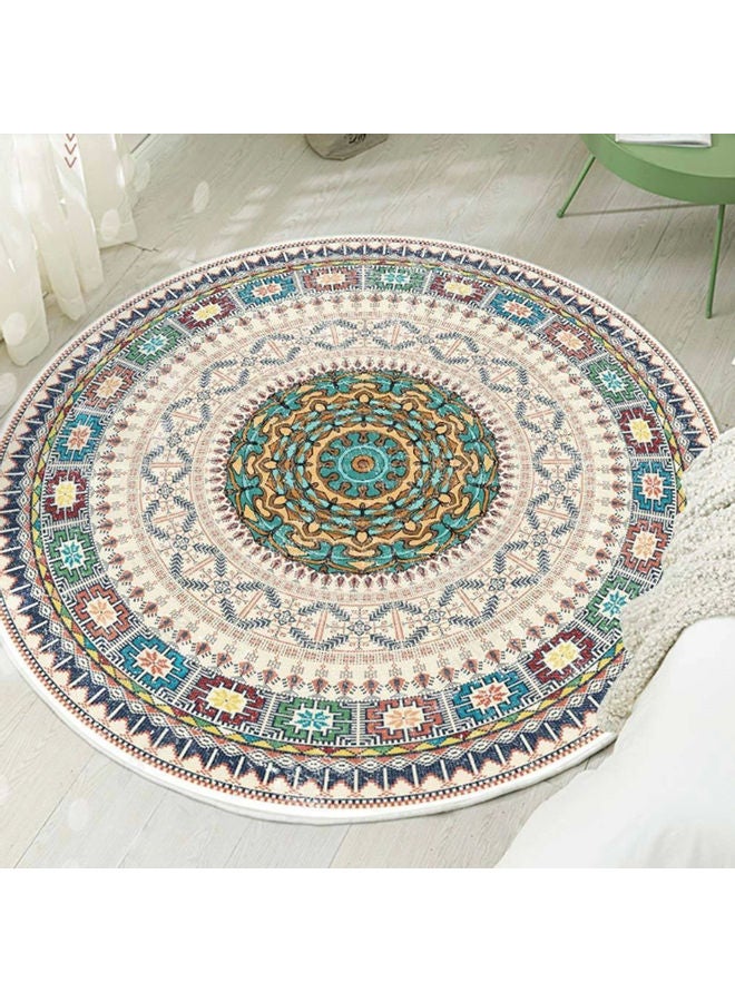 Sharpdo Decorative Anti-skid Round Mat Multicolour 120x120cm - Image 1