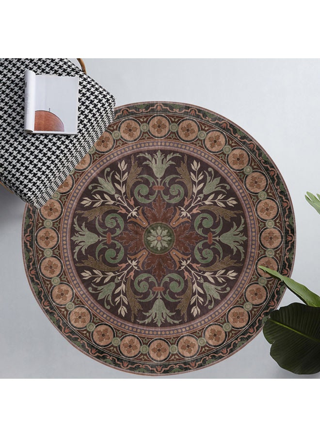 Sharpdo Decorative Anti-skid Round Mat Multicolour 120x120cm - Image 2