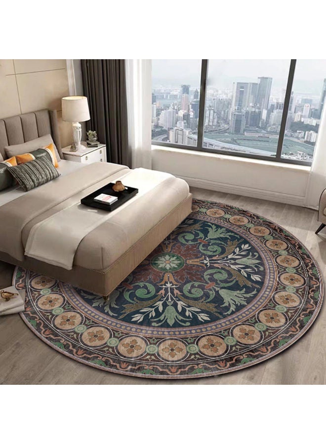 Sharpdo Decorative Anti-skid Round Mat Multicolour 120x120cm - Image 3