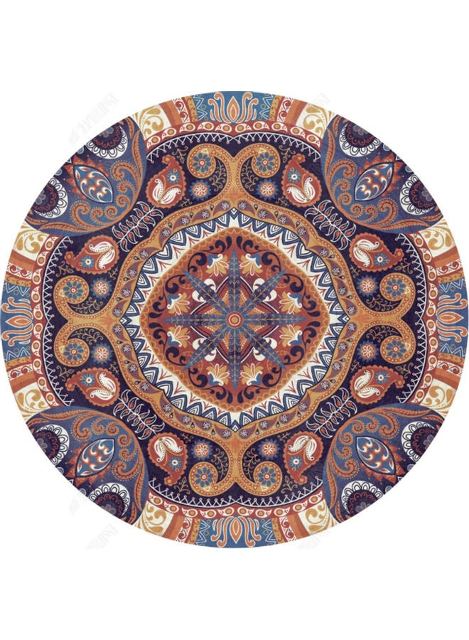 شاربدو بساط زخرفي دائري متعدد الألوان 120x120سم  - Image 4