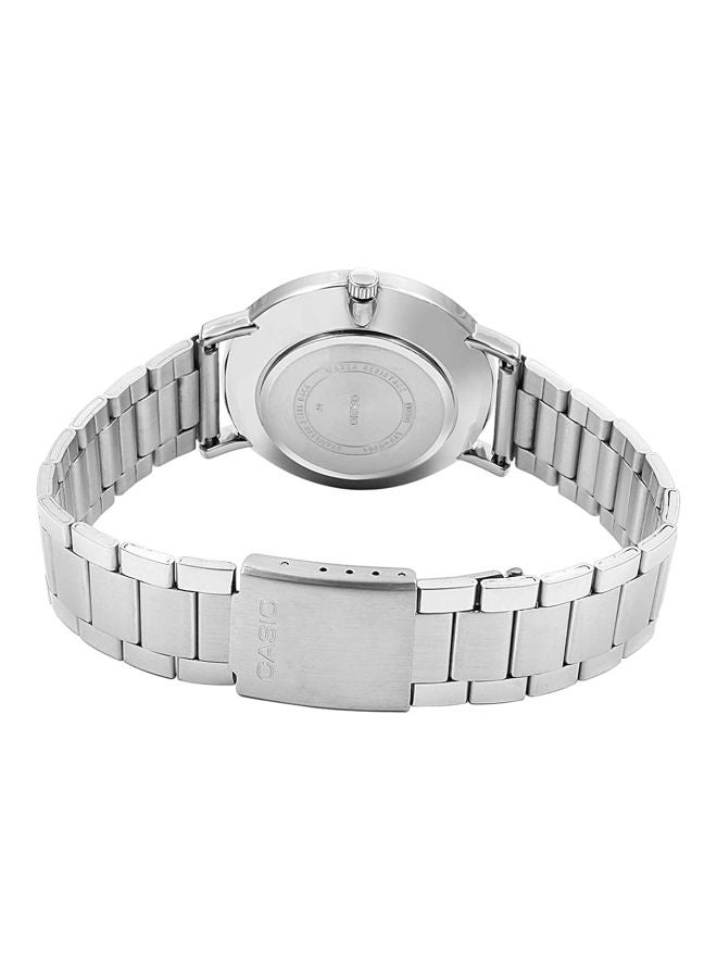 CASIO Women's Stainless Steel Analog Wrist Watch Ltp-vt01d-2b2udf Blue - 34 mm - Silver  - Image 2