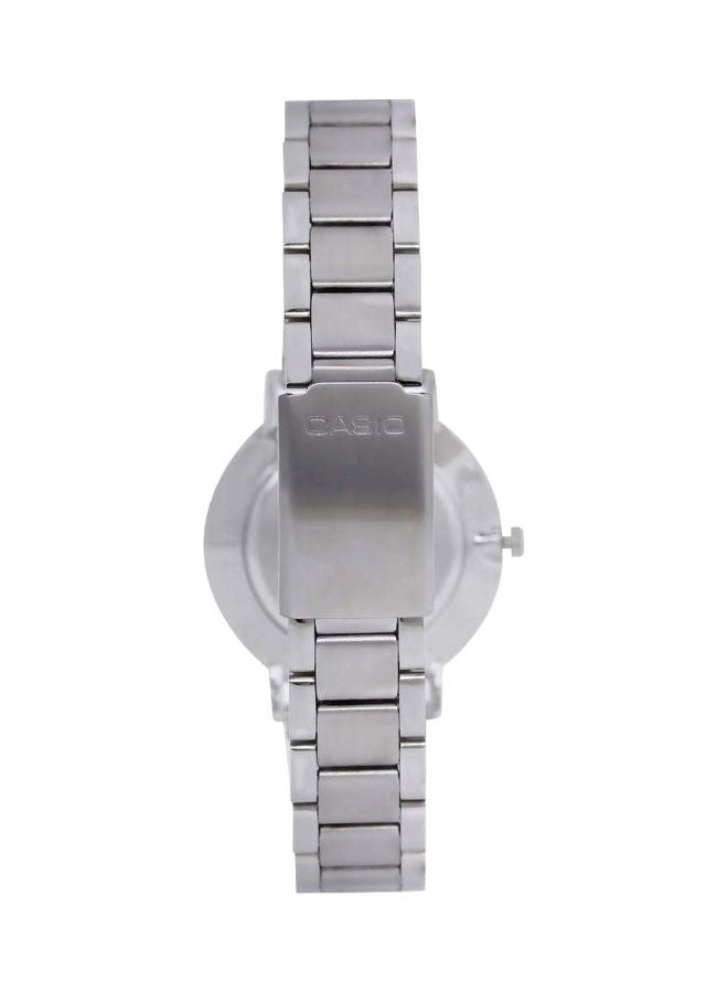 CASIO Women's Stainless Steel Analog Wrist Watch Ltp-vt01d-2b2udf Blue - 34 mm - Silver  - Image 3