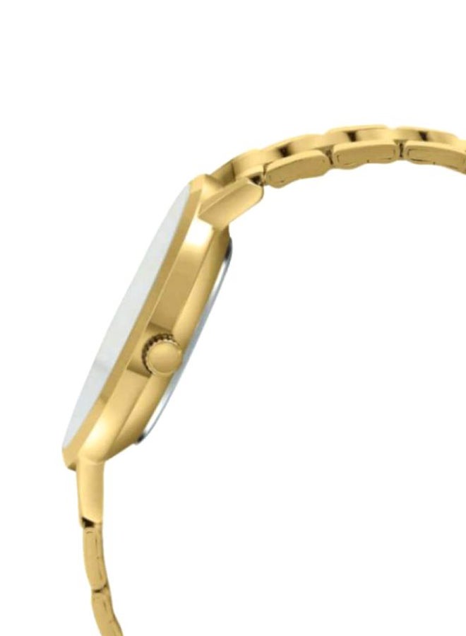 CASIO Women's Stainless Steel Analog Quartz Wrist Watch LTP-VT01G-2BUDF Navy/Gold - 40 mm - Gold  - Image 3