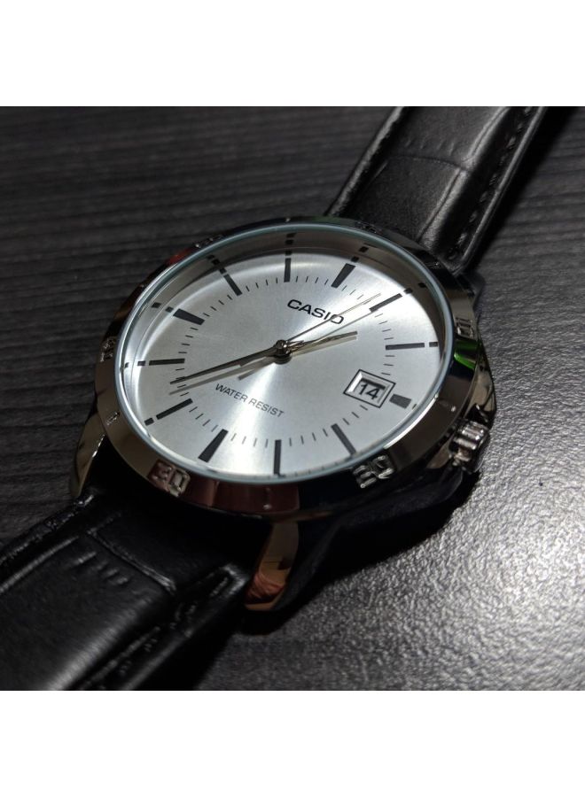 CASIO - Men's Water Resistant Analog Watch MTP-V004L-7ADF - Image 1