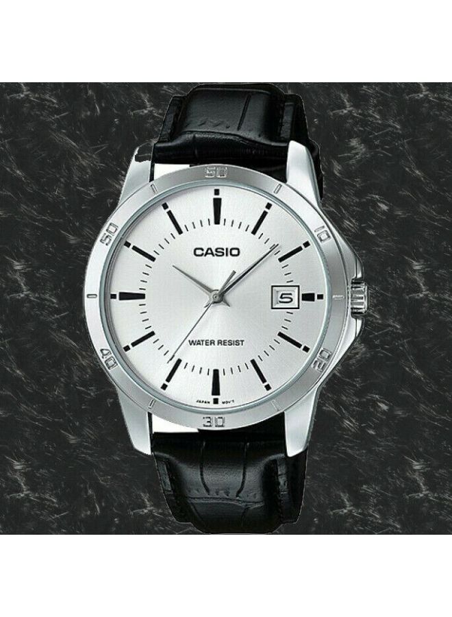 CASIO - Men's Water Resistant Analog Watch MTP-V004L-7ADF - Image 1