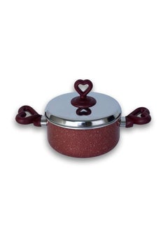 Lovely Hearts Pot With Stainless Steel Lid Red 24cm - v1619610604/N20451101A_1