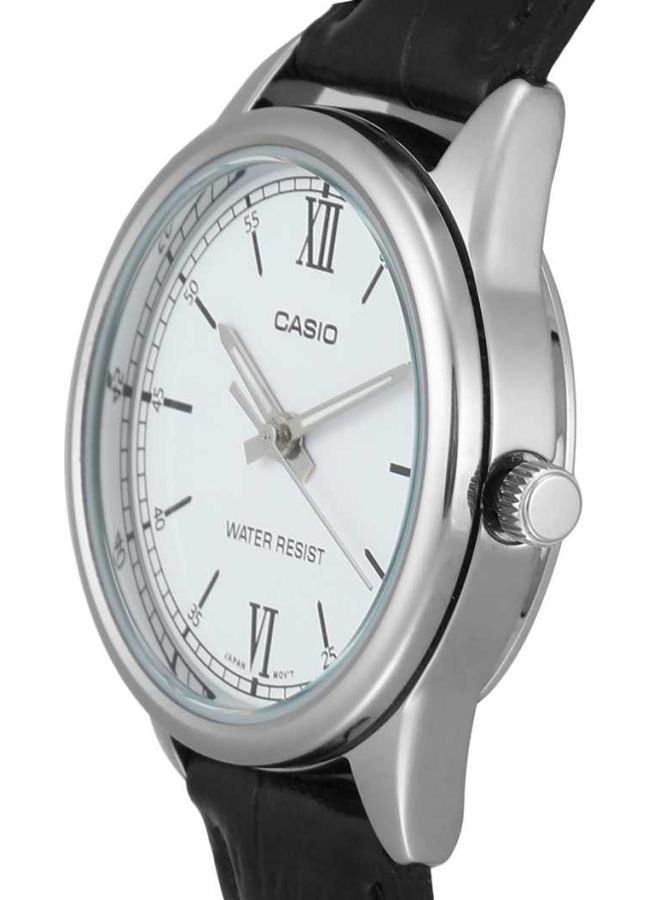 CASIO Women's Leather Analog Wrist Watch LTP-V005L-7B2UDF - 34 mm - Black  - Image 3