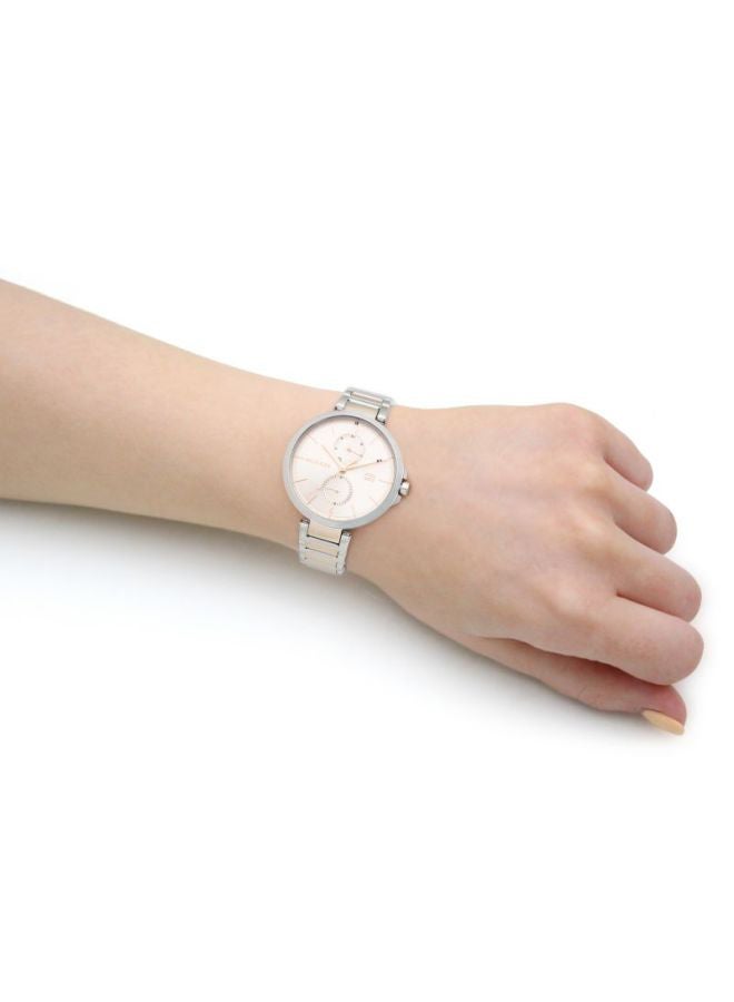 TOMMY HILFIGER - Women's Angela Round Shape Metal Analog Wrist Watch 37 mm - 2-Tone - 1782127 - Image 1