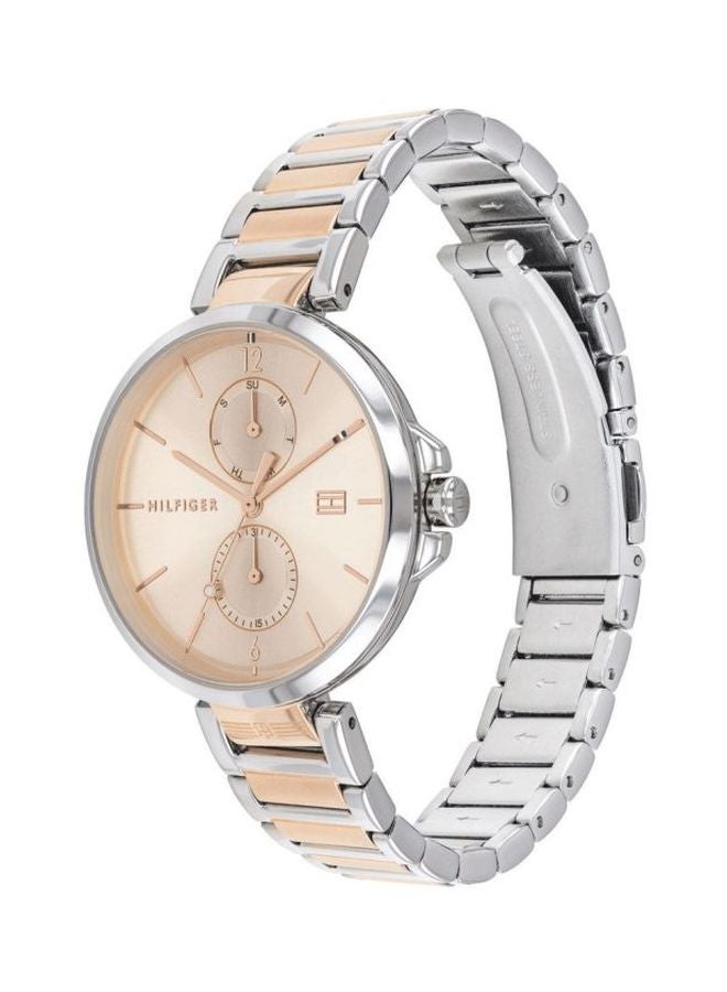 TOMMY HILFIGER - Women's Angela Round Shape Metal Analog Wrist Watch 37 mm - 2-Tone - 1782127 - Image 1