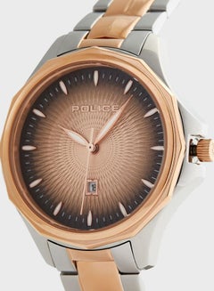 POLICE Women's Korana Round Shape Stainless Steel Analog Wrist Watch 36 mm - 2-Tone - P 15699MSTR-07M  - Image 5