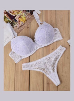 Womens Stylish Bra Panty Set White