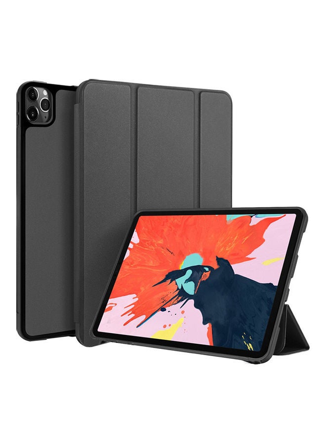 Wtech Folio Flip Trifold Stand Case Cover For Apple iPad Pro 12.9 Black - Image 2