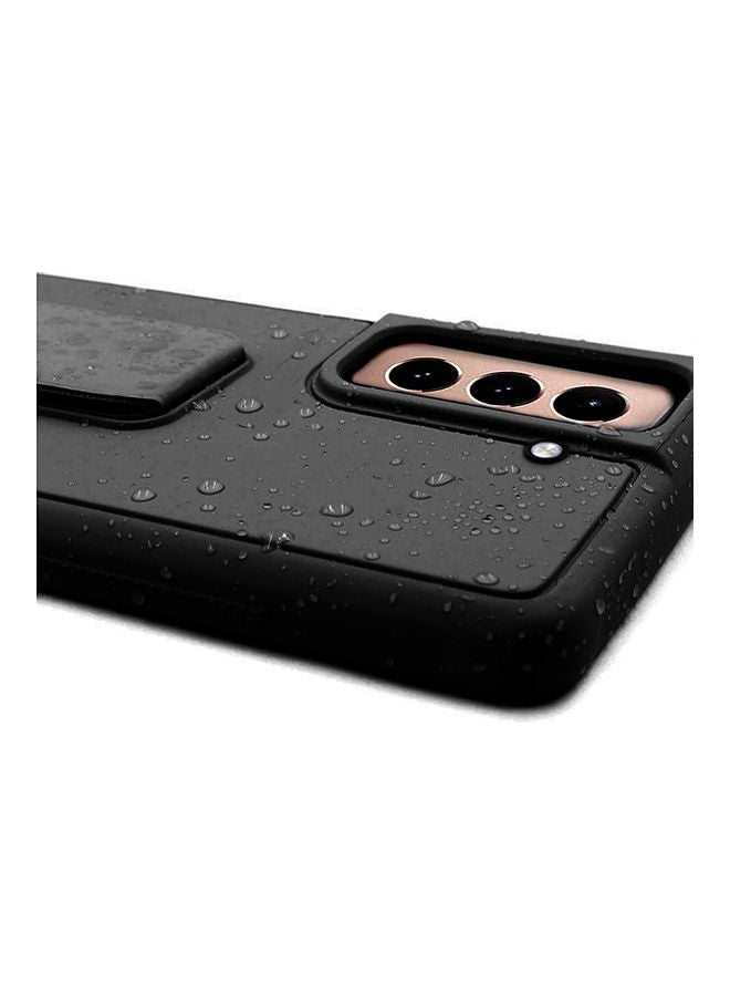 Wtech - Hand Band Grip Case Cover For Samsung Galaxy S21 Plus Black - Image 1