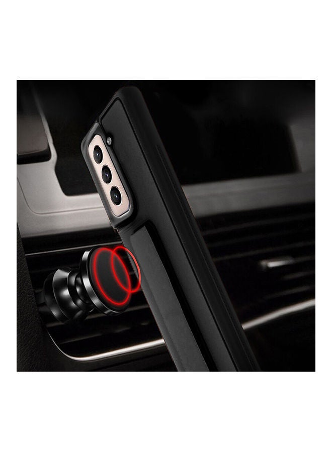 Wtech - Hand Band Grip Case Cover For Samsung Galaxy S21 Plus Black - Image 1