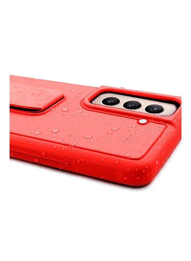 Wtech Hand Band Grip Case Cover For Samsung Galaxy S21 Plus Red - Image 4