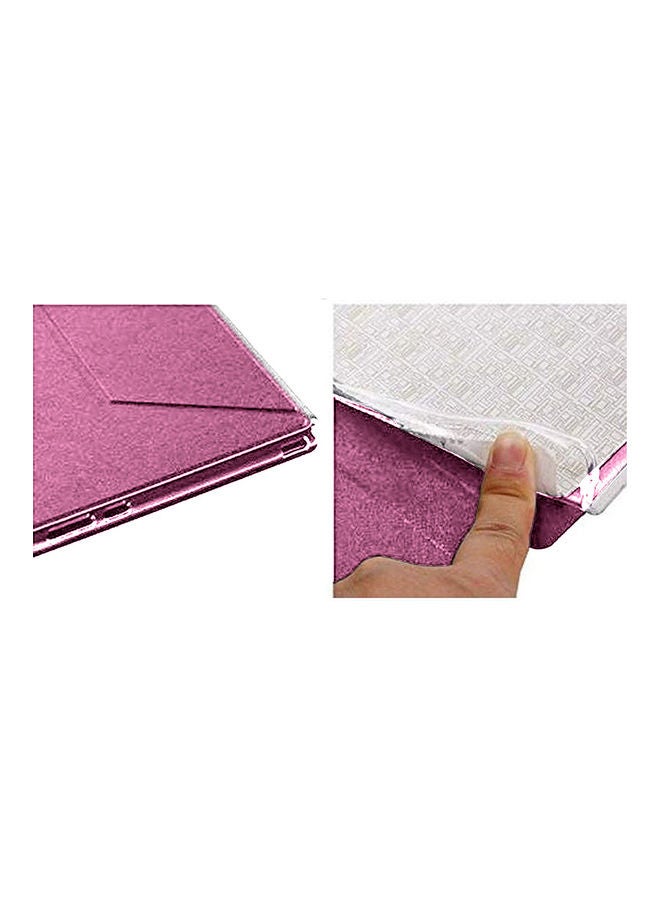 دبليو تيك غطاء حماية قلاب بثلاث طيات لميت باد هواوي T10s وردي - Image 5