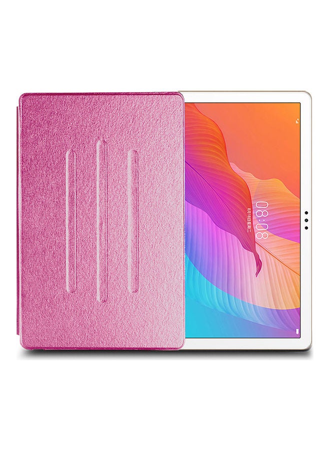 دبليو تيك غطاء حماية قلاب بثلاث طيات لميت باد هواوي T10s وردي - Image 1