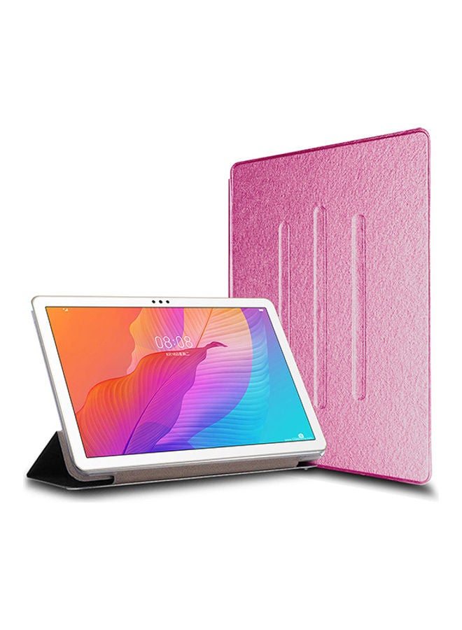 دبليو تيك غطاء حماية قلاب بثلاث طيات لميت باد هواوي T10s وردي - Image 2