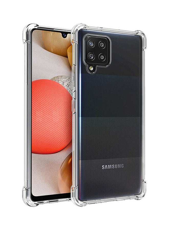دبليو تيك غطاء حماية خلفي واق ومُمتص للصدمات مُخصص لهاتف سامسونج جالاكسي A42 5G شفاف - Image 1