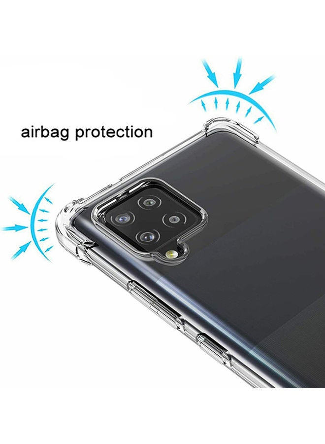 دبليو تيك غطاء حماية خلفي واق ومُمتص للصدمات مُخصص لهاتف سامسونج جالاكسي A42 5G شفاف - Image 2