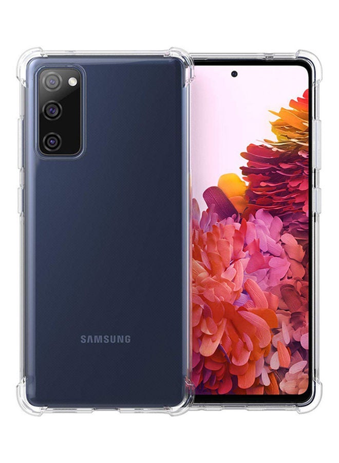 دبليو تيك غطاء حماية واقٍ ممتص للصدمات لهاتف سامسونج جالاكسي S20 FE شفاف - Image 3