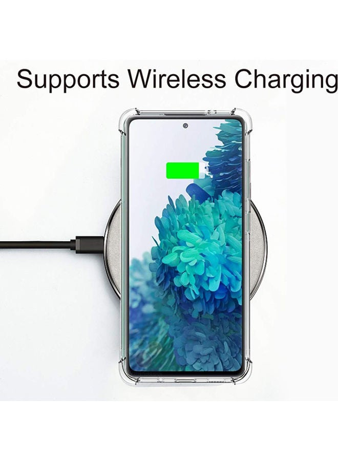 دبليو تيك غطاء حماية واقٍ ممتص للصدمات لهاتف سامسونج جالاكسي S20 FE شفاف - Image 5