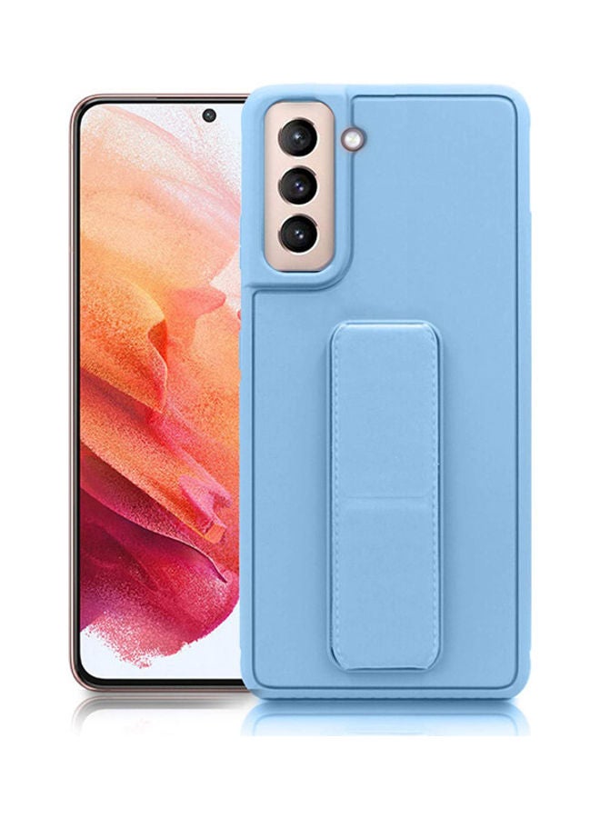 Wtech Hand Band Grip Case Cover For Samsung Galaxy S21 Blue - Image 1