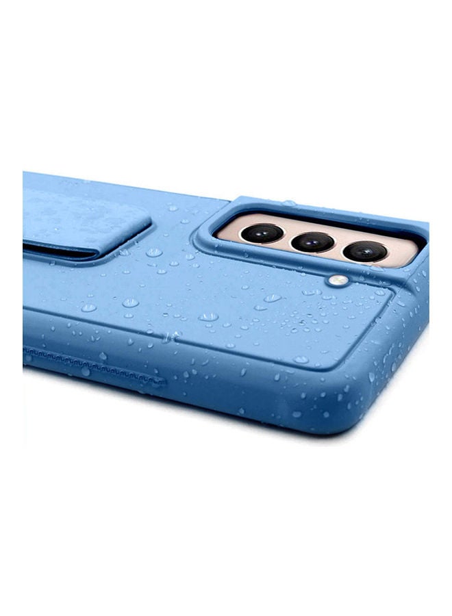 Wtech Hand Band Grip Case Cover For Samsung Galaxy S21 Blue - Image 3