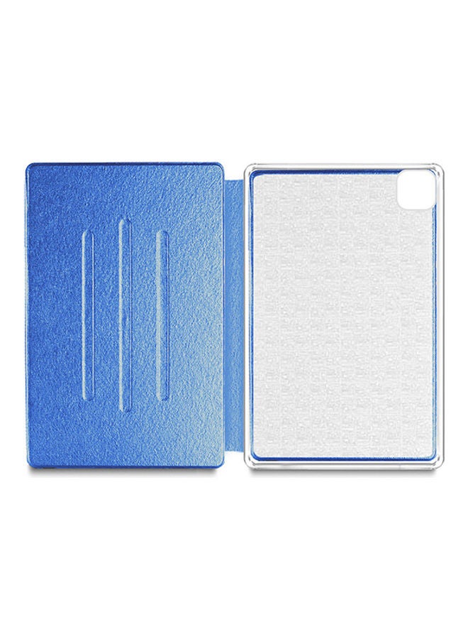 Wtech - Folio Flip Trifold Stand Case Cover For Apple iPad Pro 12.9 - 2020 Blue - Image 1