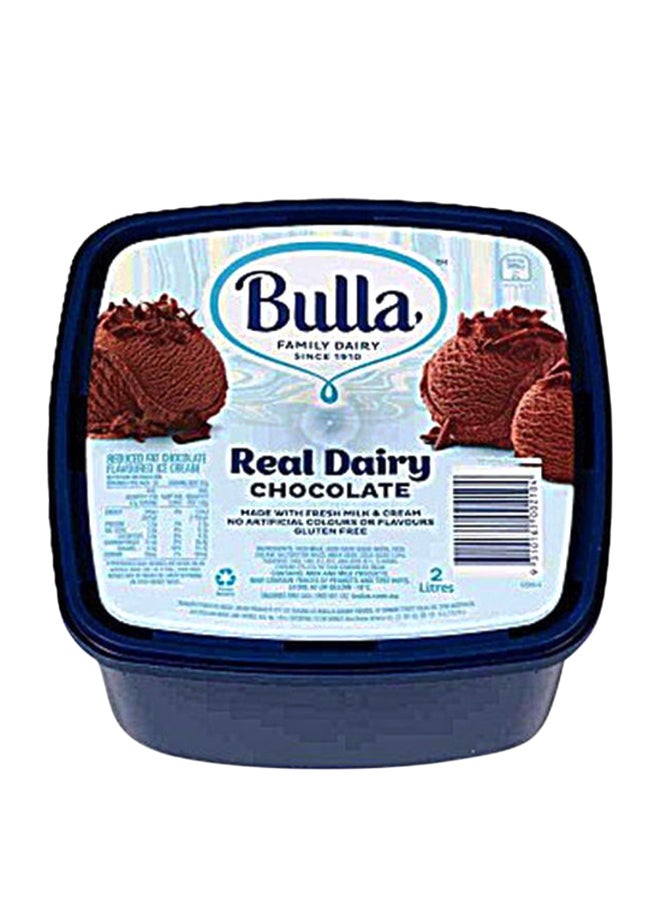 BULLA - Real Dairy Chocolate Ice Cream Chocolate 2Liters - Image 1