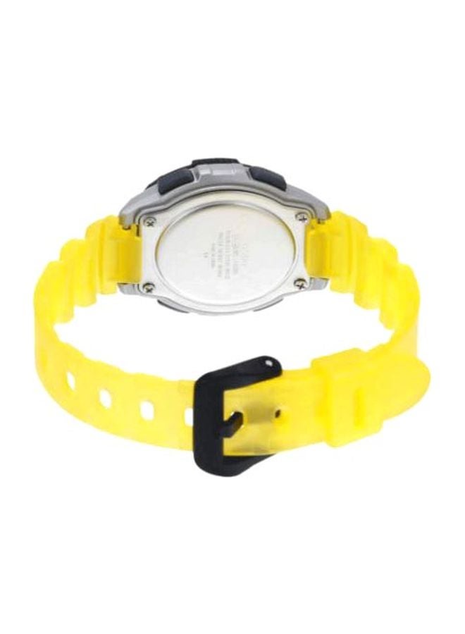 CASIO Women's Resin Digital Wrist Watch LWS-1100H-9AVDF - 38 mm - Yellow - Image 2