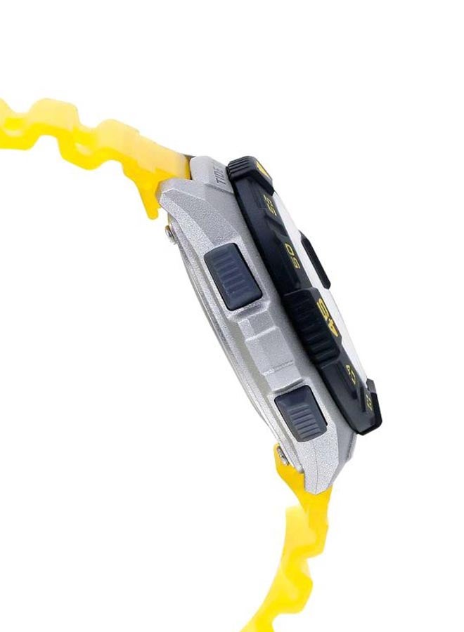 CASIO Women's Resin Digital Wrist Watch LWS-1100H-9AVDF - 38 mm - Yellow - Image 3