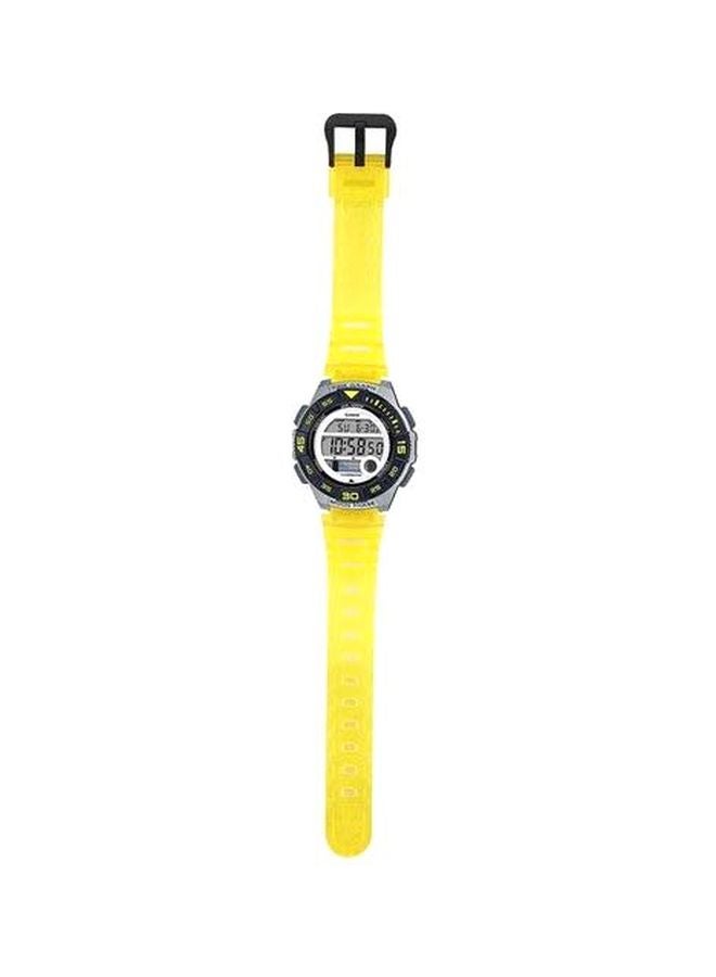 CASIO Women's Resin Digital Wrist Watch LWS-1100H-9AVDF - 38 mm - Yellow - Image 5