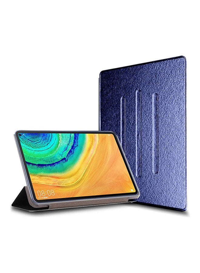 Wtech Folio Flip Trifold Stand Case Cover For Huawei MatePad Pro 5G Navy Blue - Image 2