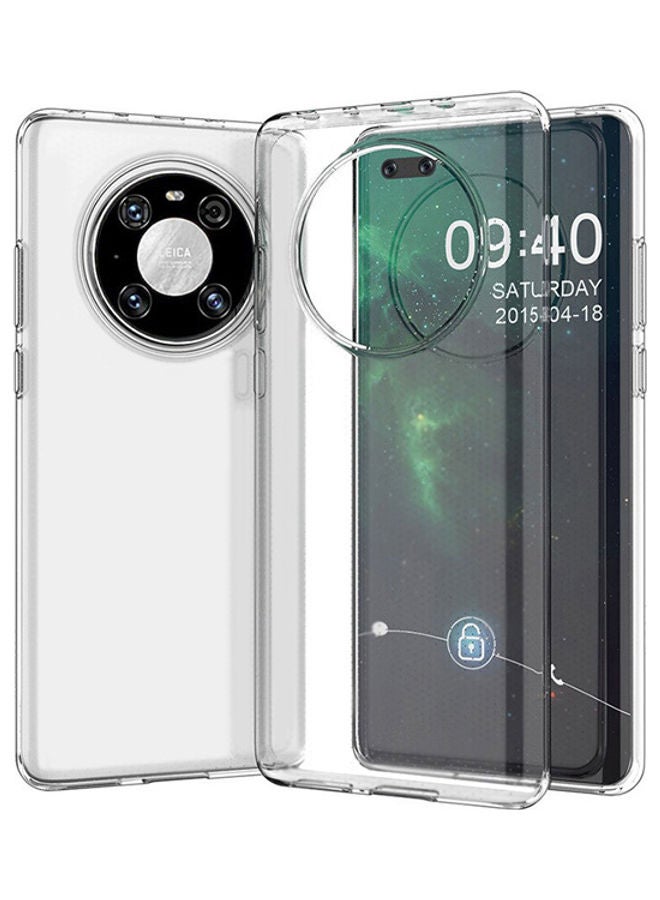 Wtech Protective Soft Back Case Cover For Huawei Mate 40 Pro Clear - Image 2