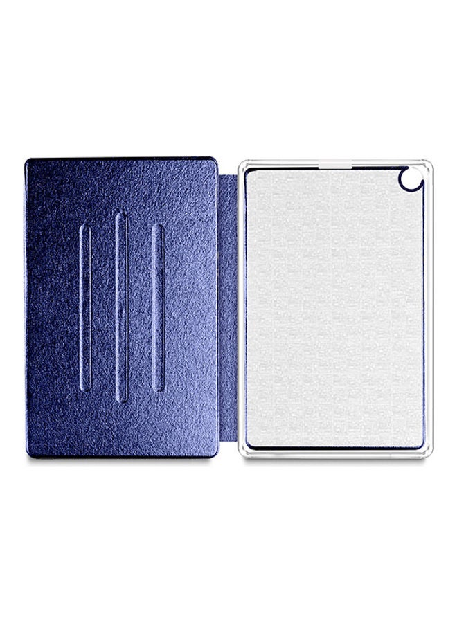 Wtech Folio Flip Trifold Stand Case Cover For Huawei MatePad T8 Navy Blue - Image 4