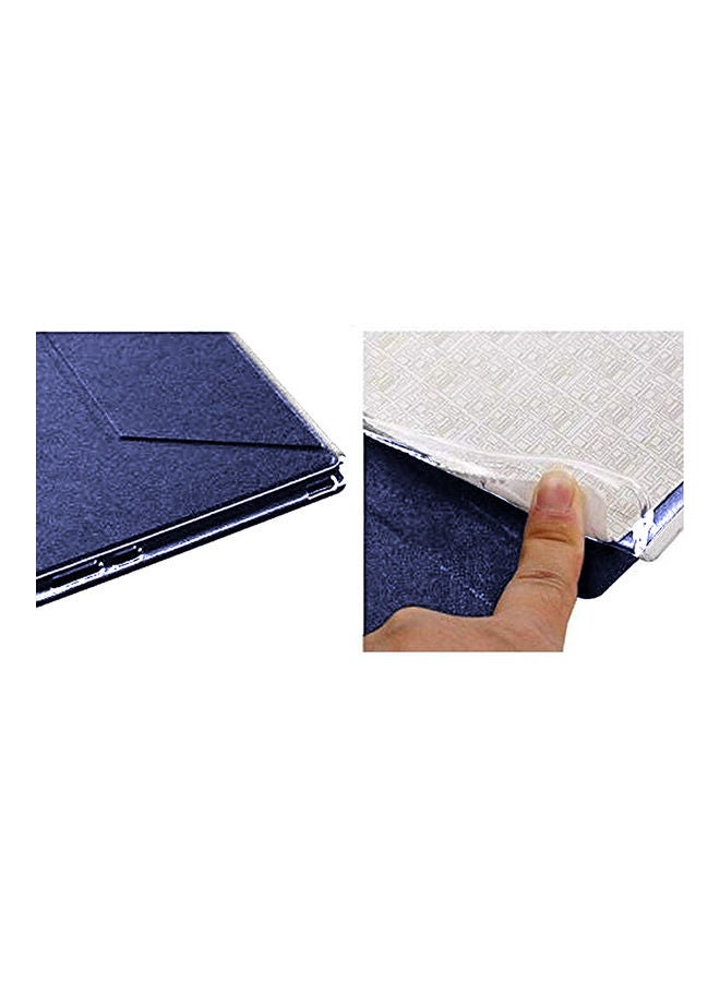 Wtech Folio Flip Trifold Stand Case Cover For Huawei MatePad T8 Navy Blue - Image 5