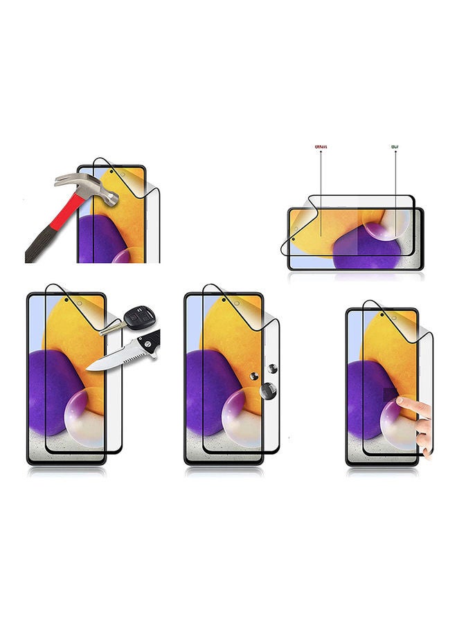 Wtech Screen Protector And Back Cover Case For Samsung Galaxy A72 Combo Pack Clear - Image 3