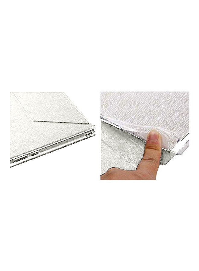 Wtech Folio Flip Trifold Stand Case Cover For Apple iPad Air 4 - 2020 Pearl White  - Image 5