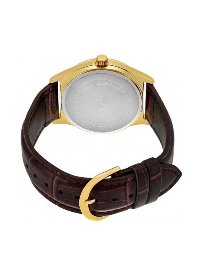 CASIO Women's Dress Water Resistant Analog Watch- LTP-V006GL-7BUDF - 25 mm - Brown  - Image 2