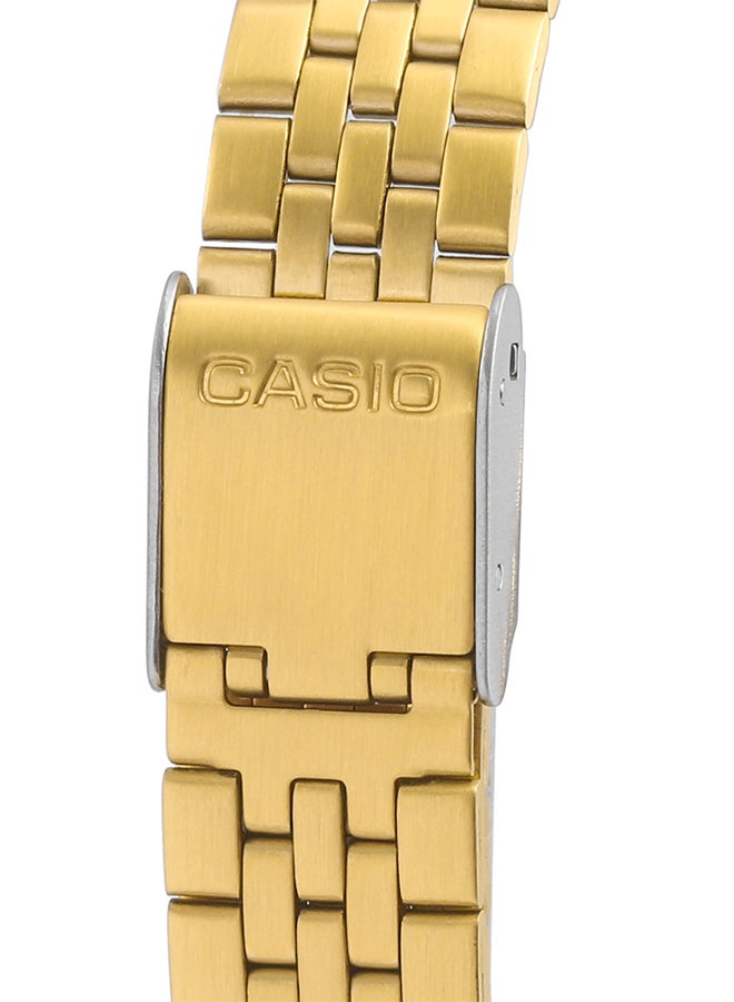 كاسيو ساعة يد رقمية طراز LA680WGA-9DF مقاس 29 مم - لون ذهبي للنساء - Image 5