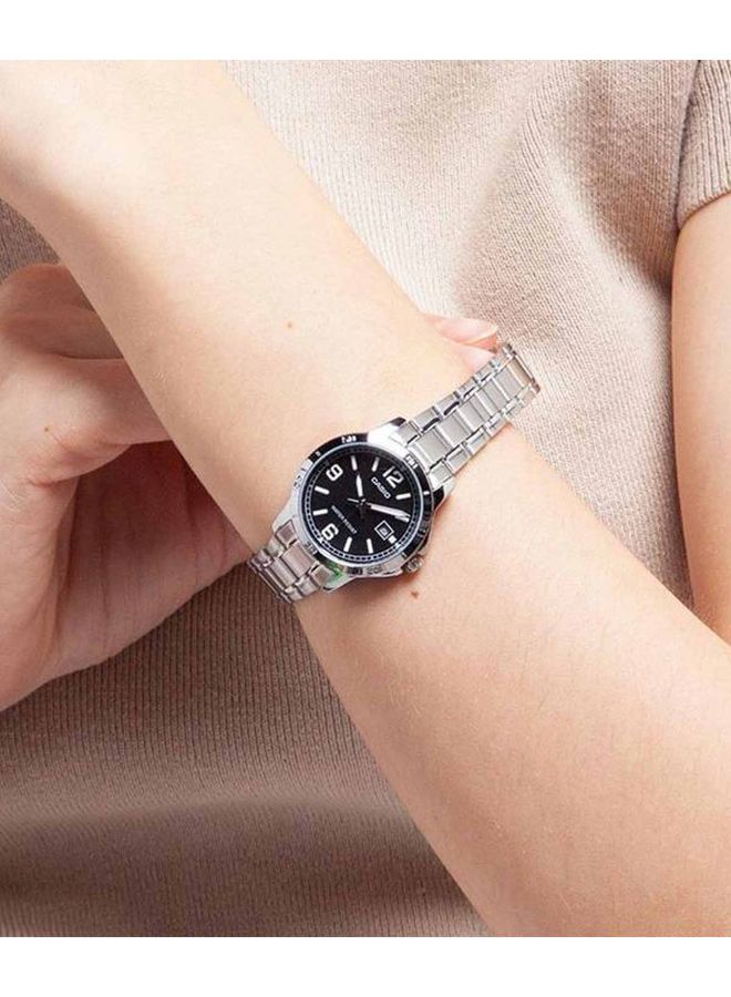 CASIO Women's Stainless Steel Analog Wrist Watch LTP-V004D-1B2UDF - Image 5