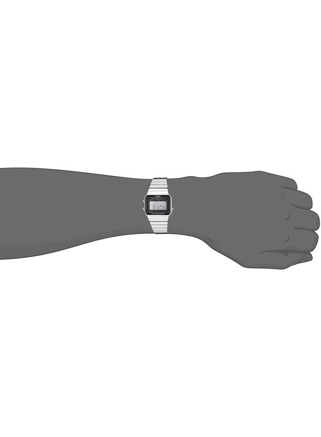CASIO - Stainless Steel Digital Wrist Watch A700W-1ADF - 36 mm - Silver - Image 1