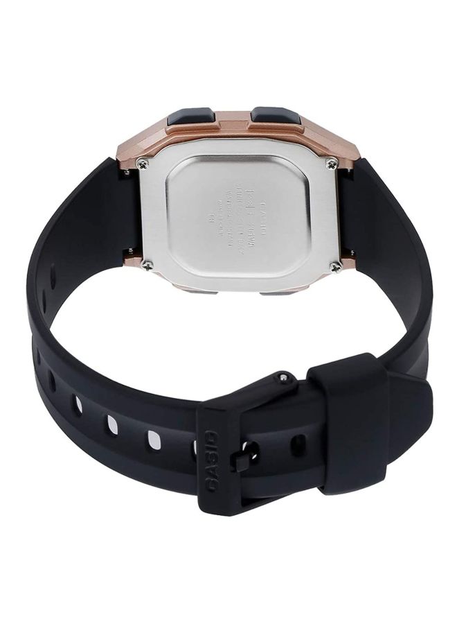 CASIO Men's Youth Water Resistant Digital Wrist Watch F-201WAM-5AVDF - 41 mm - Black - Image 2