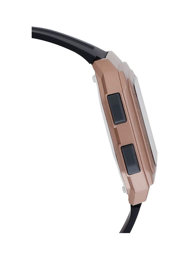 CASIO Men's Youth Water Resistant Digital Wrist Watch F-201WAM-5AVDF - 41 mm - Black - Image 4