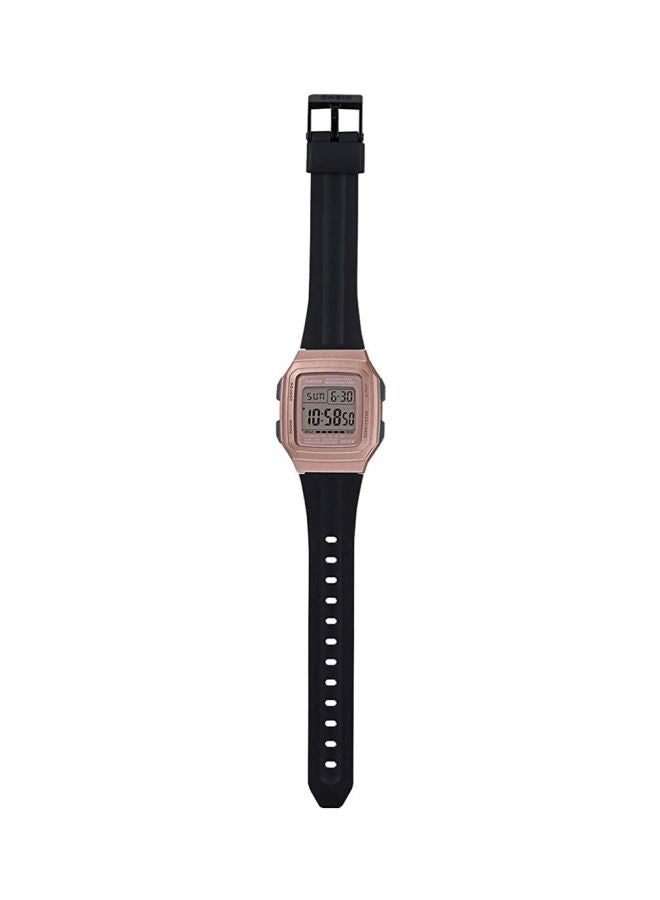 CASIO Men's Youth Water Resistant Digital Wrist Watch F-201WAM-5AVDF - 41 mm - Black - Image 5